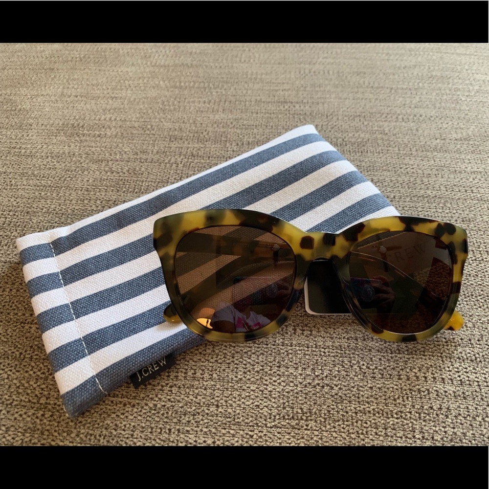 NWT J Crew Cabana Tortoise Sunglasses.